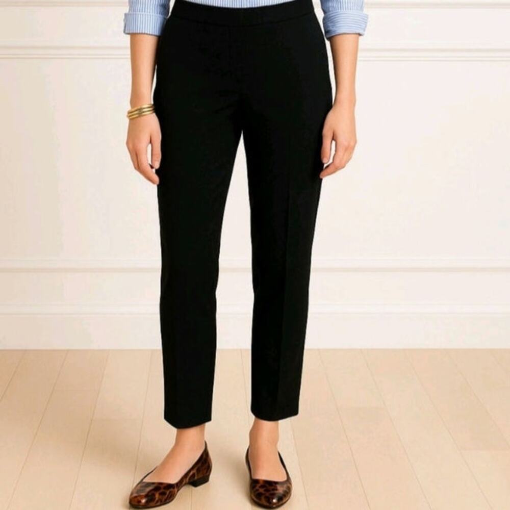 Talbots Black Chatham Ankle Dress Pants Size 12